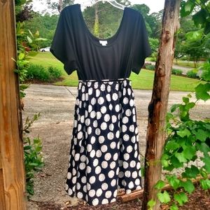 Motherhood Maternity dress, 2X, tie belt (removable), lightweight, never worn